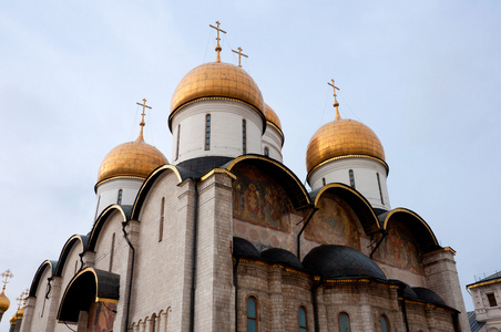 在莫斯科克里姆林宫的大教堂。俄罗斯