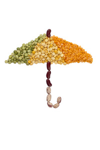 粮食谷物形成伞图片