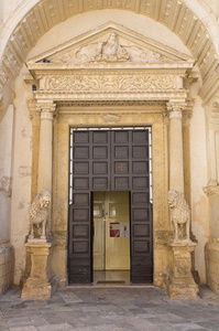 Church of Carmine. Nard. Puglia. Italy.