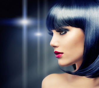 黑头发健康照片