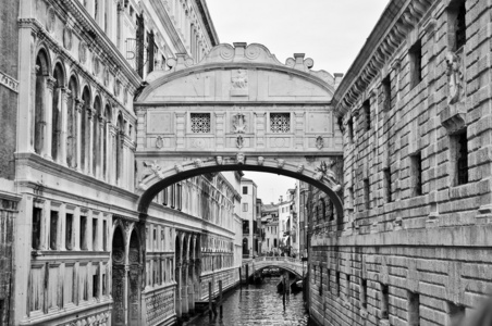 叹息威尼斯的桥梁