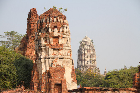 在 ayuttaya 泰国旧城