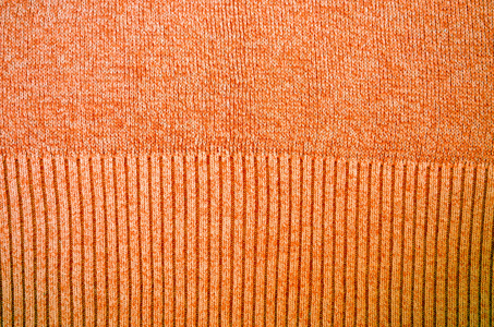 橙色毛衣图案详细背景