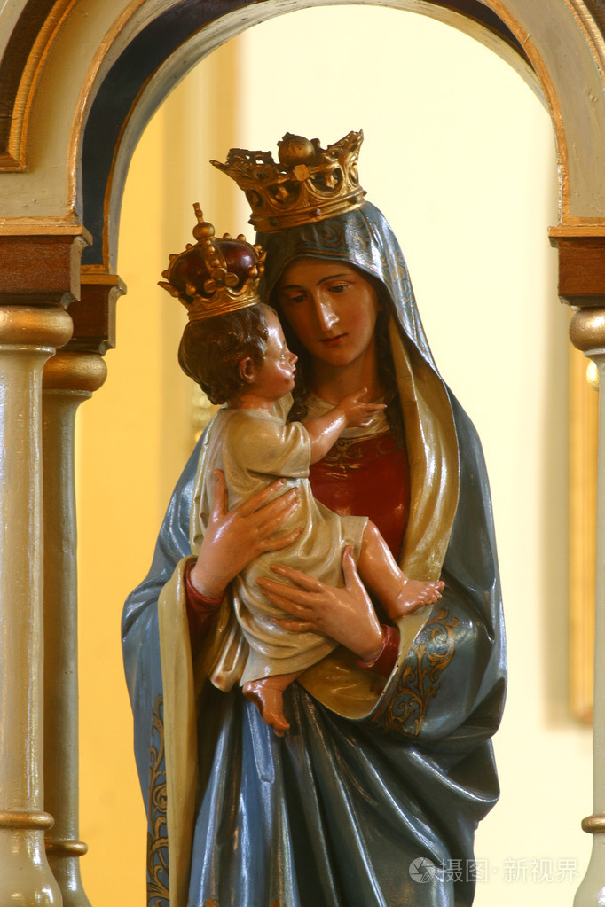 圣母玛利亚与耶稣