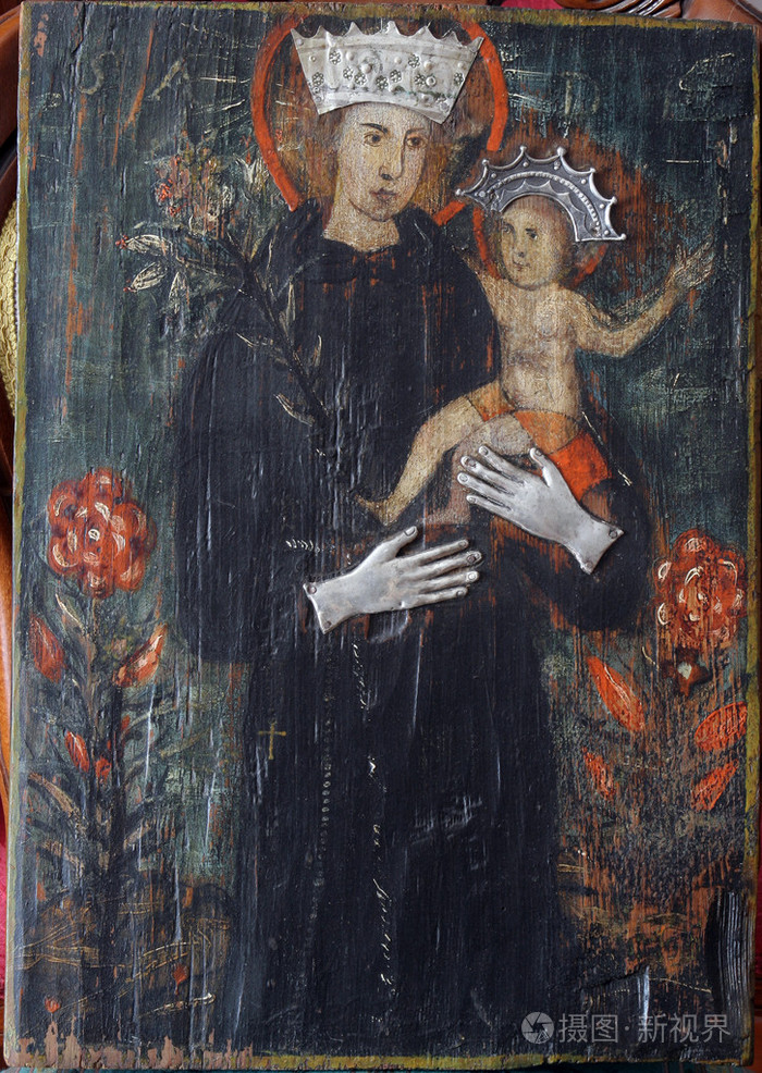 圣母玛利亚与耶稣