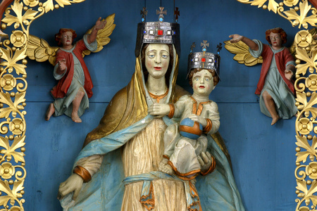 圣母玛利亚与耶稣宝宝