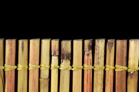 竹和文本的空间照片