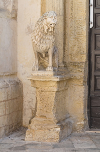 Church of Carmine. Nard. Puglia. Italy.