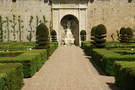 villandry 城堡和花园，法国卢瓦尔河谷