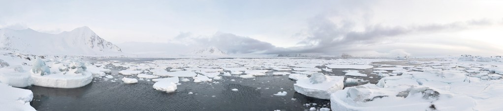 北极冬季风景