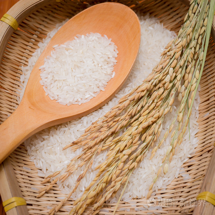 水稻，竹篓瓢