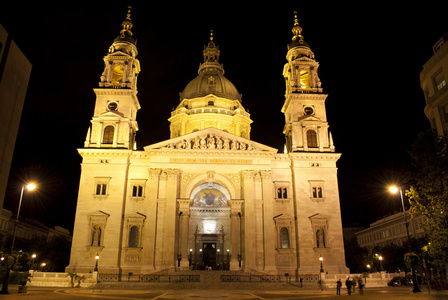 在布达佩斯，匈牙利圣史蒂芬大教堂