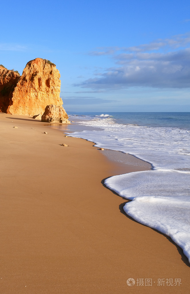 阿尔加维海滩场景