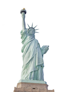 在纽约的自由女神像