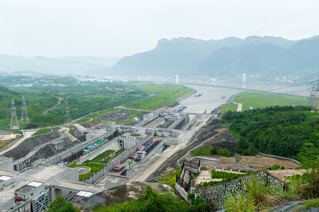 中国长江三峡大坝的看法图片