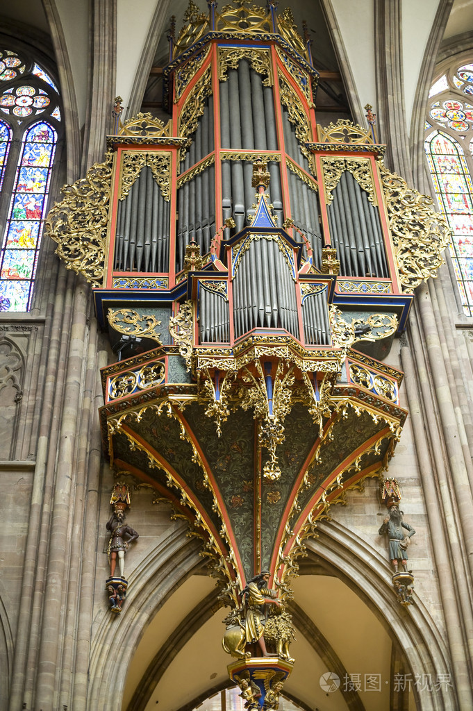 史特拉斯堡大的教堂管风琴