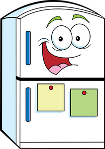 冰箱卡通图片