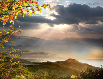 夕阳在山