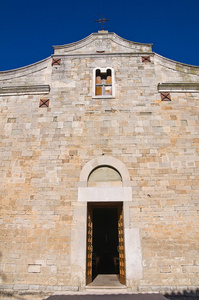 大教堂教会的圣巴西利奥。troia。普利亚大区。意大利
