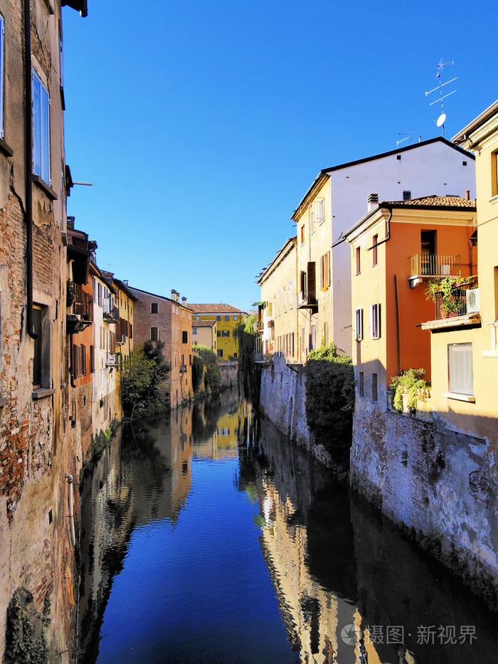 在意大利曼图亚伦巴第大区运河