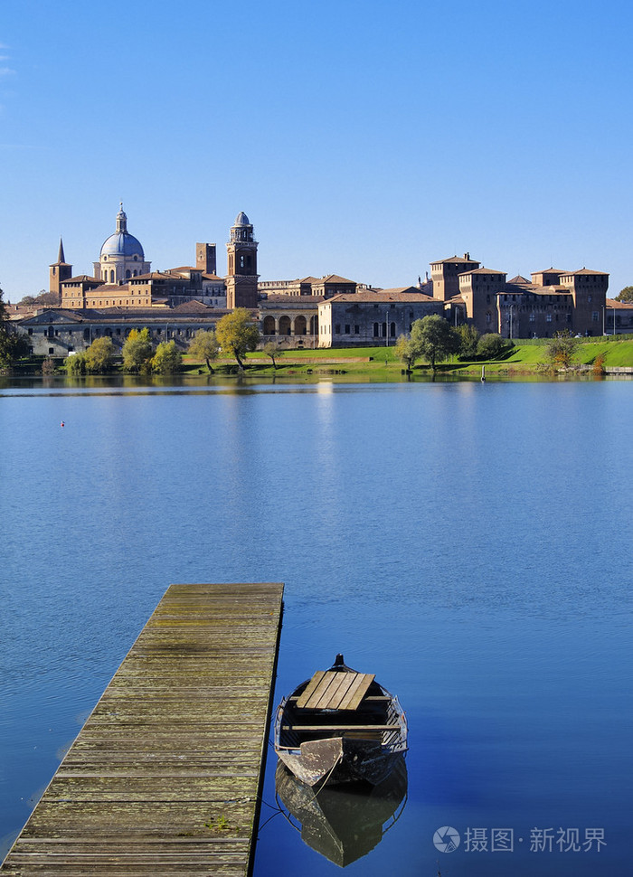 曼图亚的城市面貌伦巴第大区意大利