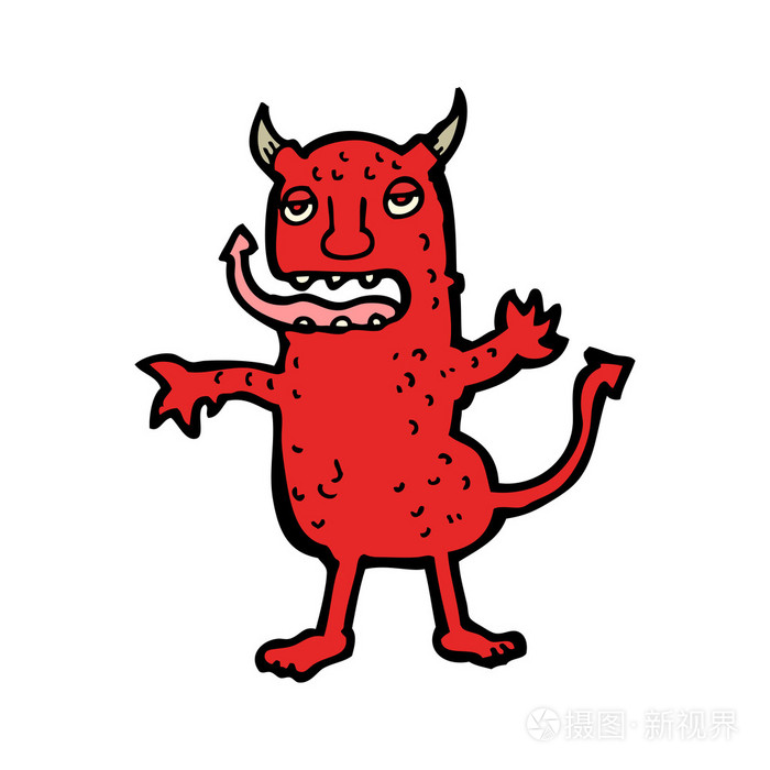 卡通小恶魔