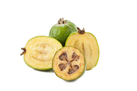 切 feijoas 隔离