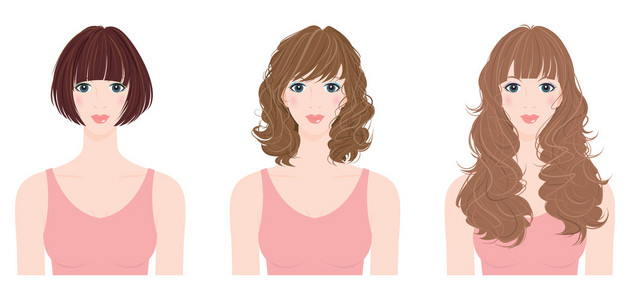 发型  女人  图