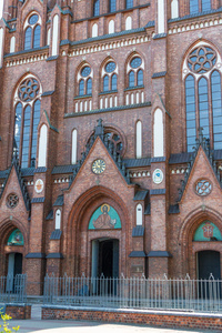圣弗洛里安的大教堂在华沙，波兰