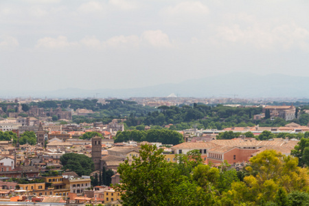 意大利罗马。城市的鸟瞰图