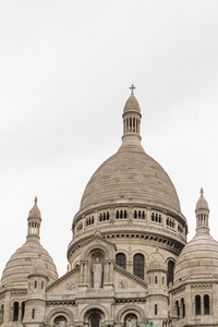 圣心大教堂 蒙马特高地 巴黎 fra 外部体系结构