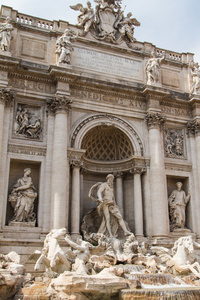 喷泉 di Trevi世界上最著名的罗马喷泉。我