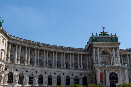 heldenplatz 在霍夫堡宫复杂，维也纳，奥地利