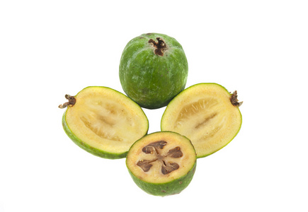 切 feijoas 隔离