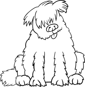 纽芬兰狗卡通的图画书图片