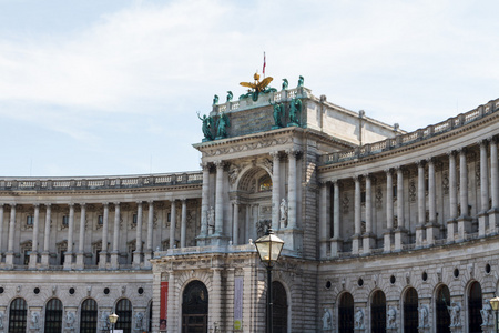 heldenplatz 在霍夫堡宫复杂，维也纳，奥地利