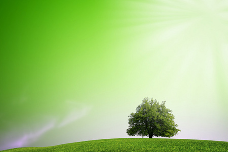 星球banner绿色星球横幅照片