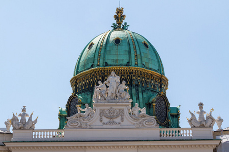 heldenplatz 在霍夫堡宫复杂，维也纳，奥地利