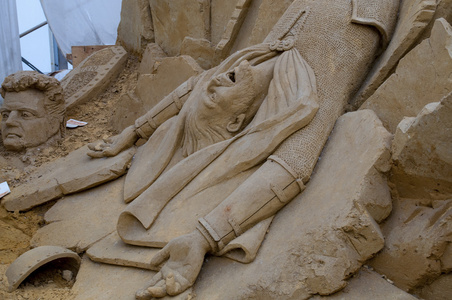 砂雕塑艺术展俄罗斯历史上