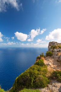 开普 formentor 在马略卡岛海岸