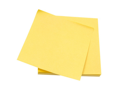 黄色便笺纸