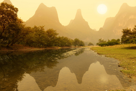 风景在阳朔桂林，中国