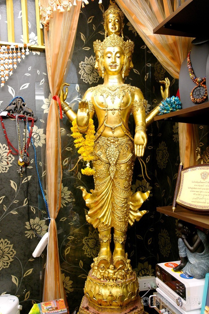 在曼谷泰国四面佛龛