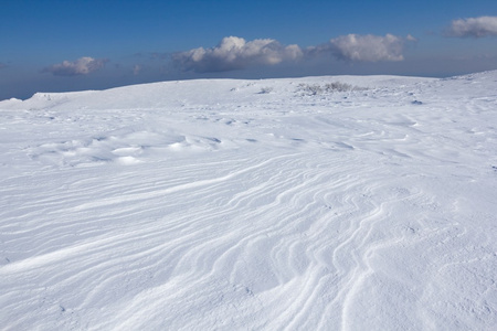 冬季冰天雪地平原