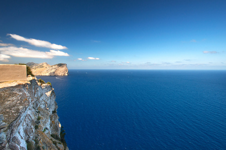 开普 formentor 马略卡岛附近的海岸