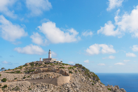 formentor 灯塔在西班牙马略卡岛