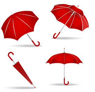 红色遮阳伞套