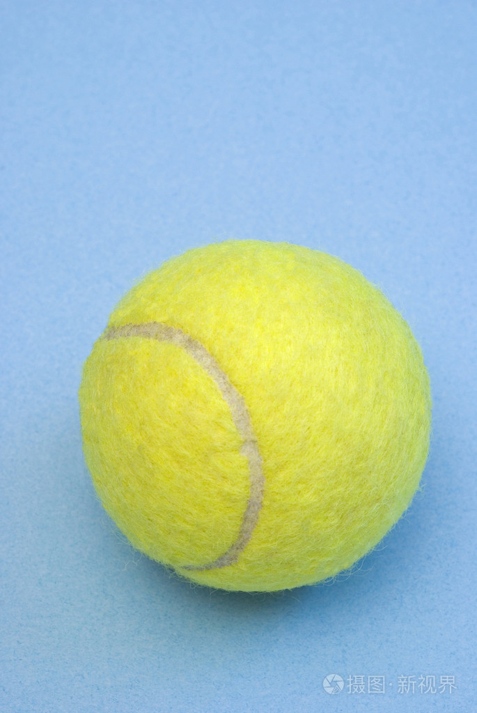黄色的网球