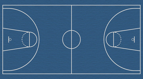 在中心球场的篮球篮球场复古的酒标签背景与素描的旧城堡,景观与村庄