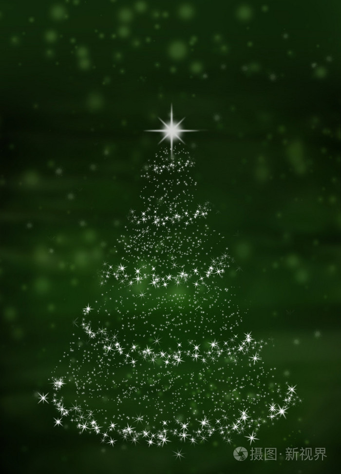 绿色背景的圣诞树照片-正版商用图片1anqw9-摄图新视界